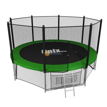 Батут UNIX line 14 ft outside (GREEN)