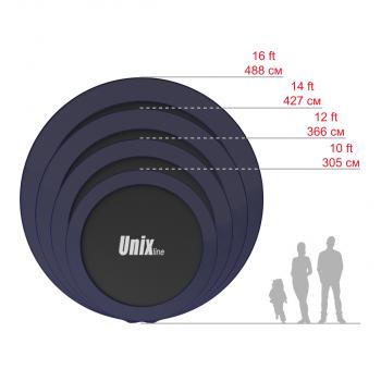 Батут UNIX line 14 ft SUPREME (BLUE)