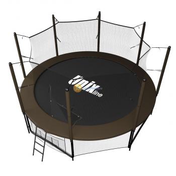 Батут UNIX line 12 ft Black&Brown (inside)