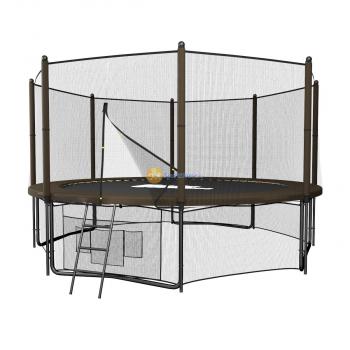 Батут UNIX line 12 ft Black&Brown (outside)