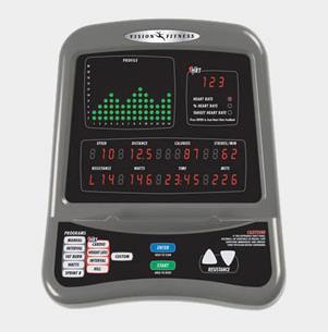 Профессиональный эллиптический эргометр Vision 6700 HRT