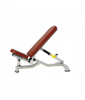 BRONZE GYM H-037 Скамья регулируемая (КОРИЧНЕВЫЙ)
