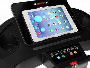 Беговая дорожка UNIXFIT ST-630R Black коврик в подарок