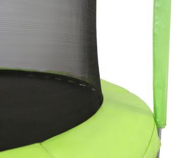 Батут ARLAND 14FT с внутренней страховочной сеткой и лестницей (Light green)