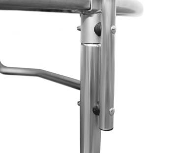Батут ARLAND 14FT с внутренней страховочной сеткой и лестницей (Light green)