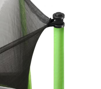 Батут ARLAND 16FT с внутренней страховочной сеткой и лестницей (Light green)
