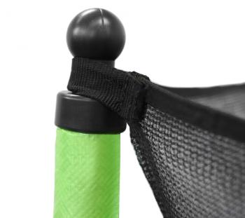 Батут ARLAND 10FT с внешней страховочной сеткой и лестницей (Light green)