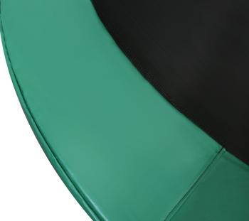 Батут ARLAND премиум 14FT с внутренней страховочной сеткой и лестницей (Dark green)