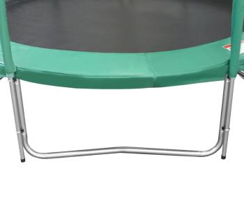 Батут ARLAND премиум 16FT с внутренней страховочной сеткой и лестницей (Dark green)