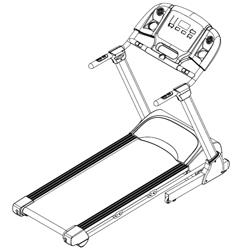 Беговая дорожка Oxygen Tesla TFT HRC